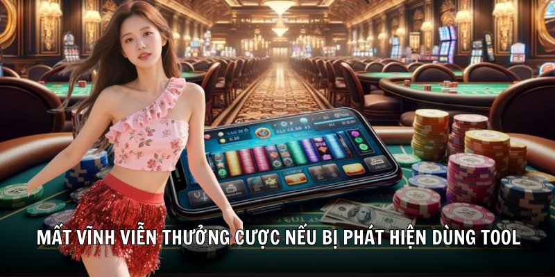 Mất vĩnh viễn thưởng cược nếu bị phát hiện dùng tool